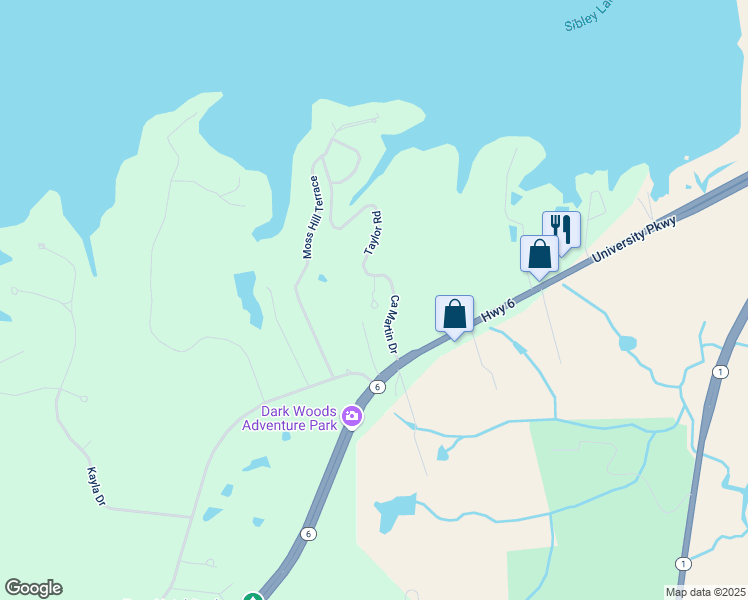map of restaurants, bars, coffee shops, grocery stores, and more near 198 Dogwood Drive in Natchitoches