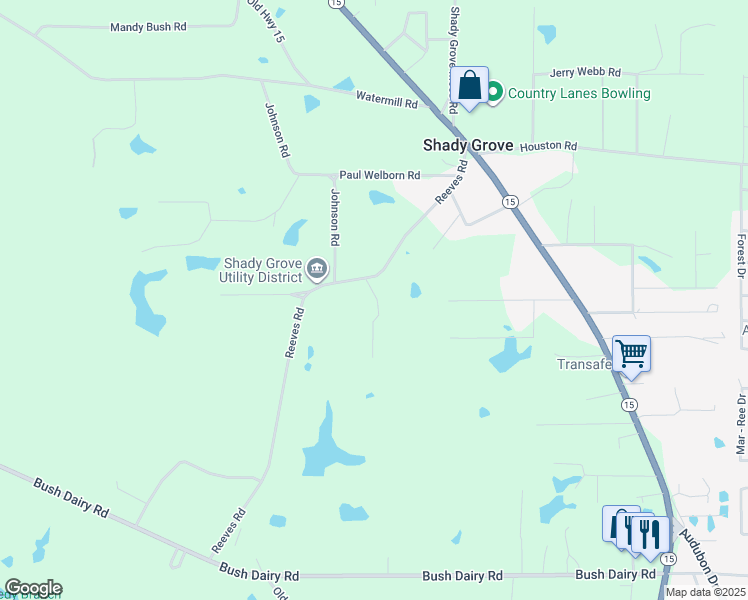 map of restaurants, bars, coffee shops, grocery stores, and more near 23-43 Eagle Pass in Laurel