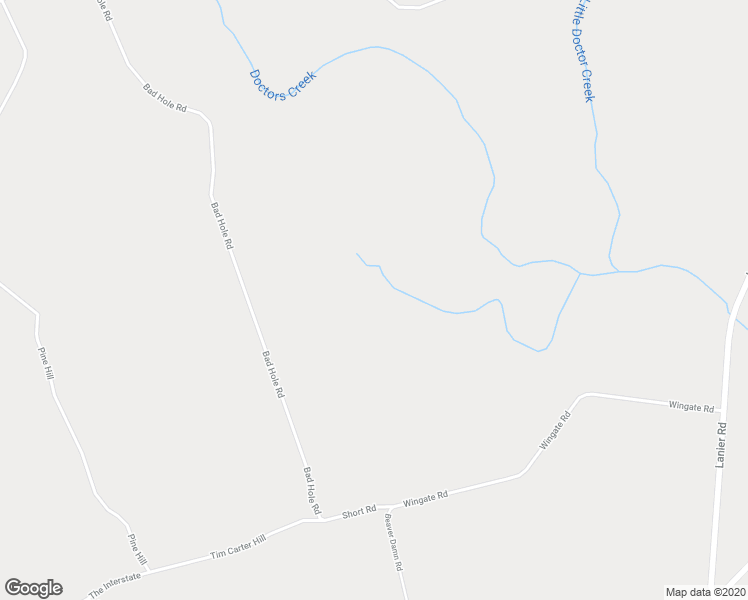 map of restaurants, bars, coffee shops, grocery stores, and more near Bad Hole Road in Ludowici