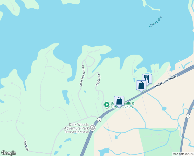 map of restaurants, bars, coffee shops, grocery stores, and more near 239 Taylor Road in Natchitoches