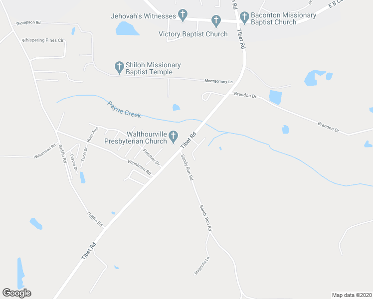 map of restaurants, bars, coffee shops, grocery stores, and more near 10918 Tibet Road in Allenhurst