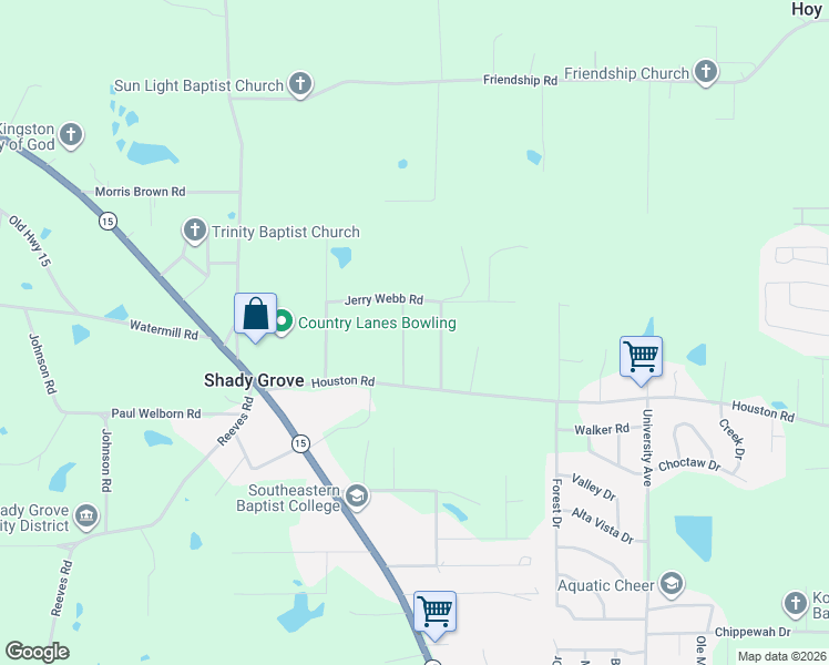 map of restaurants, bars, coffee shops, grocery stores, and more near 1-99,2-98 Cedar Brook Lane in Laurel