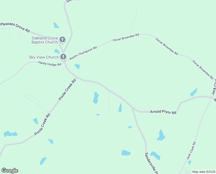 map of restaurants, bars, coffee shops, grocery stores, and more near 2599 Pleasant Grove Road in Laurel