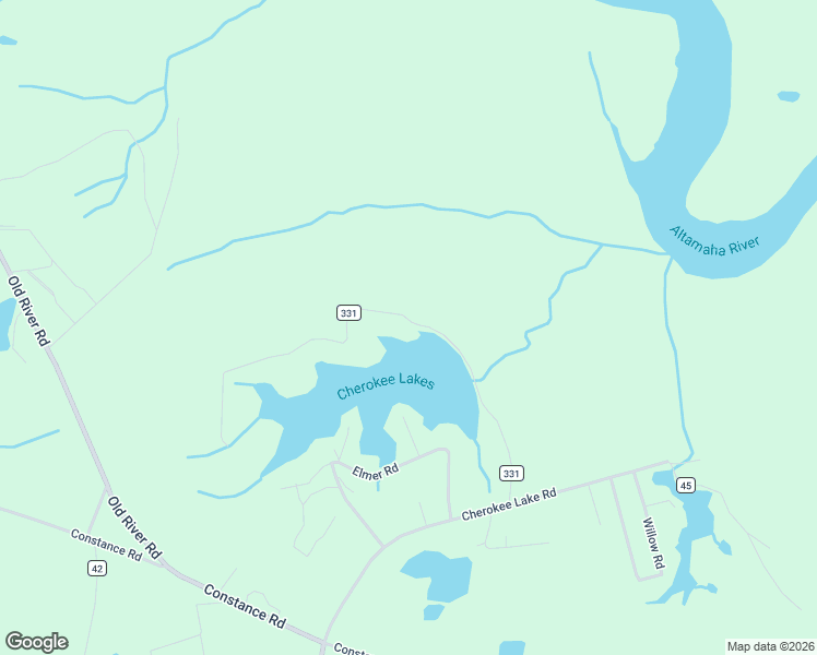 map of restaurants, bars, coffee shops, grocery stores, and more near 555 Gene Bland Road in Jesup