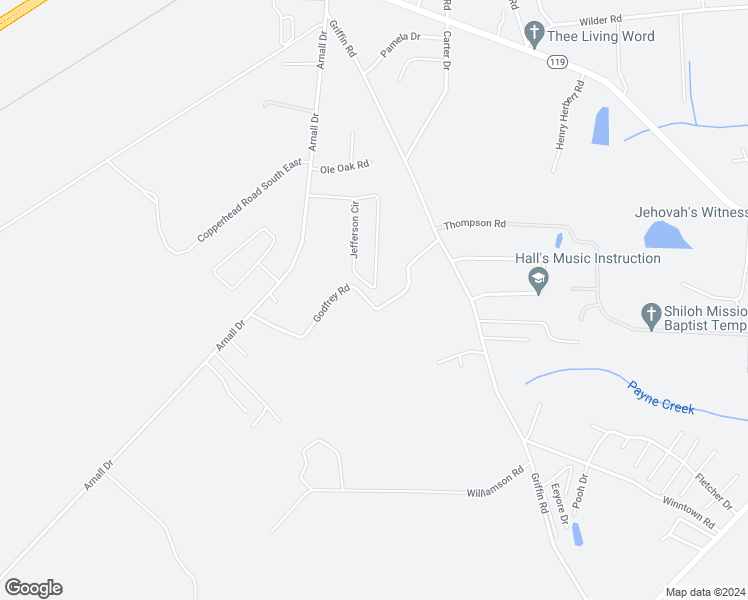 map of restaurants, bars, coffee shops, grocery stores, and more near 413 Jefferson Circle in Allenhurst