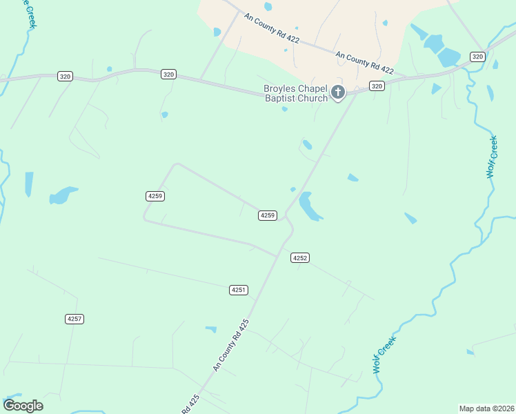 map of restaurants, bars, coffee shops, grocery stores, and more near County Road 4259 in Palestine