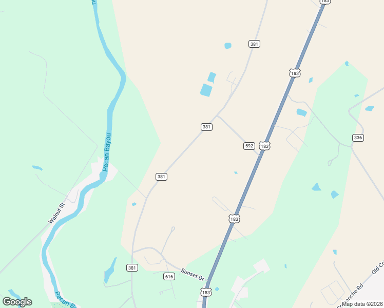 map of restaurants, bars, coffee shops, grocery stores, and more near 3140 County Road 381 in Early