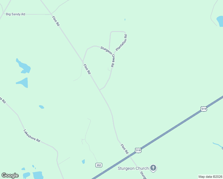 map of restaurants, bars, coffee shops, grocery stores, and more near 109 Sturgeon Creek Road in Fitzgerald