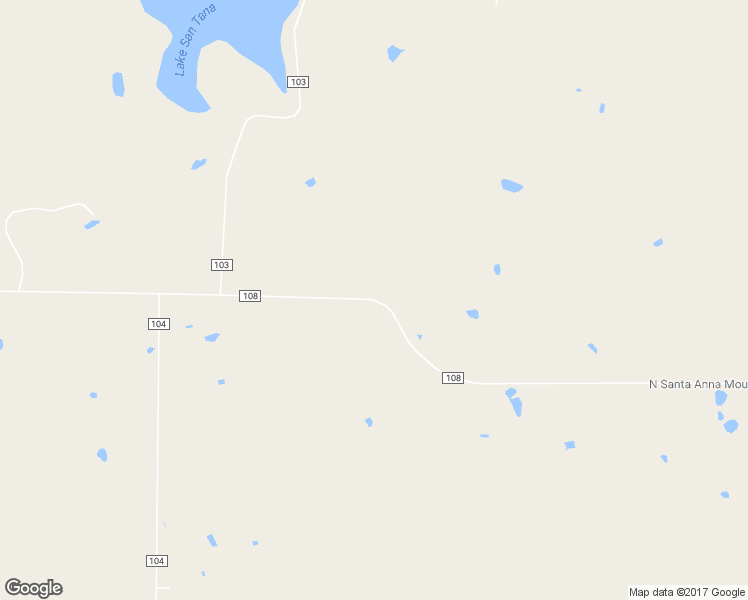 map of restaurants, bars, coffee shops, grocery stores, and more near County Road 108 in Santa Anna