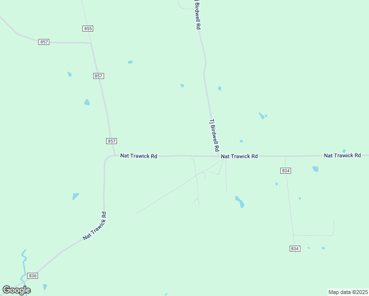 map of restaurants, bars, coffee shops, grocery stores, and more near 2142 County Road 836 in Nacogdoches