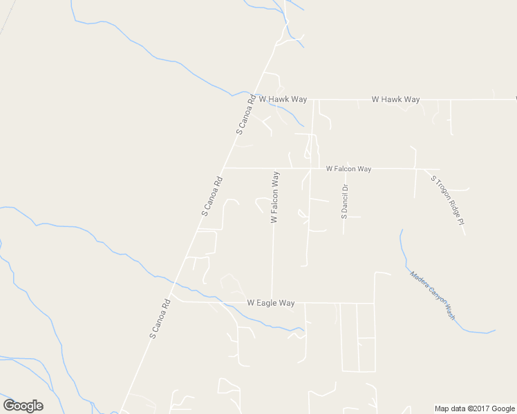 map of restaurants, bars, coffee shops, grocery stores, and more near 1881 West Falcon Way in Amado