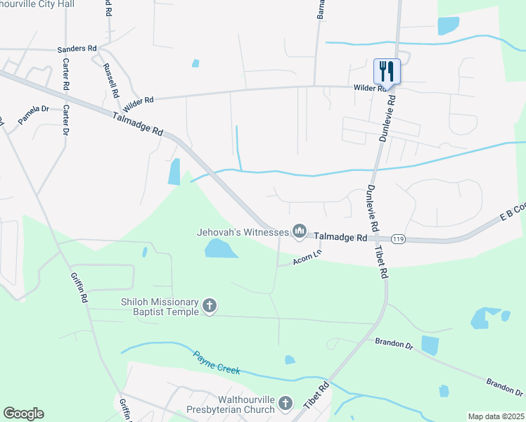 map of restaurants, bars, coffee shops, grocery stores, and more near 30 Pointer Court in Allenhurst