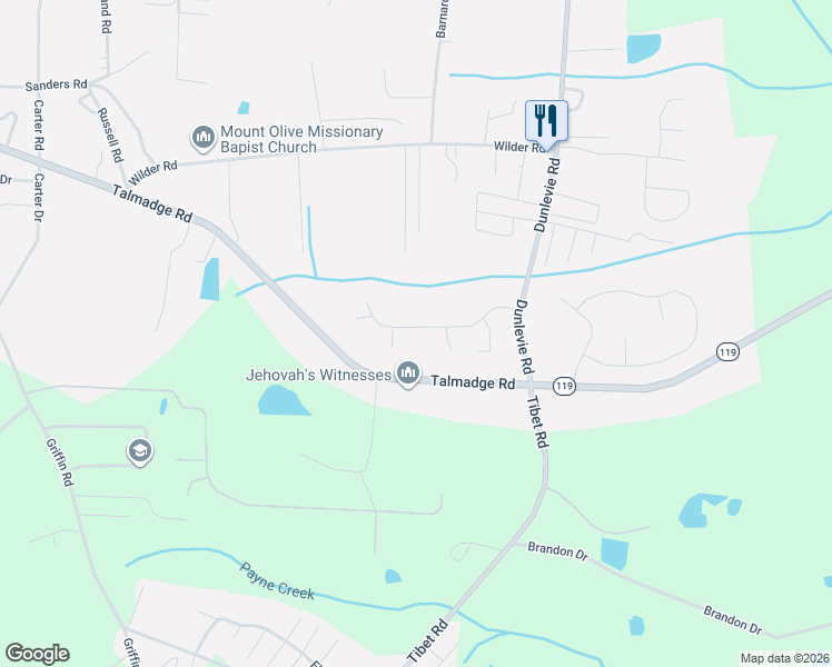 map of restaurants, bars, coffee shops, grocery stores, and more near 254 Hunters Branch Drive in Allenhurst