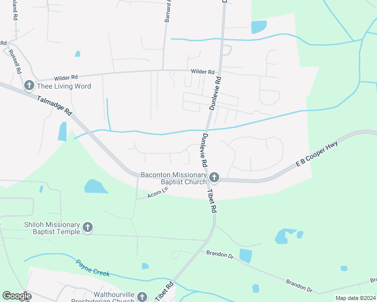 map of restaurants, bars, coffee shops, grocery stores, and more near 16 Retriever Way in Allenhurst