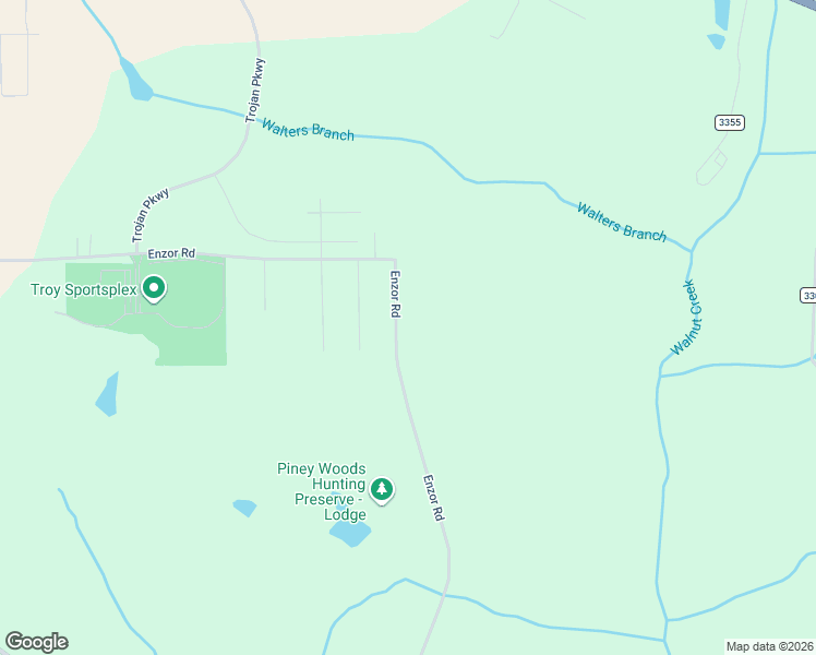 map of restaurants, bars, coffee shops, grocery stores, and more near 1634-1636 Enzor Road in Troy