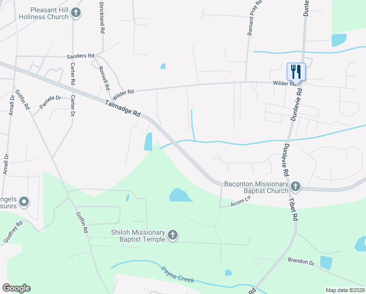 map of restaurants, bars, coffee shops, grocery stores, and more near 1416 Talmadge Road in Allenhurst