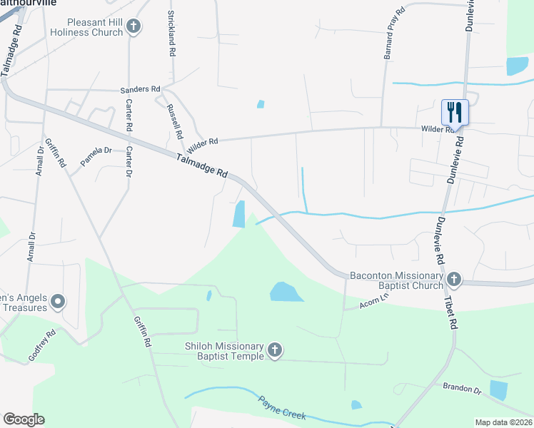 map of restaurants, bars, coffee shops, grocery stores, and more near 1381 Talmadge Road in Allenhurst