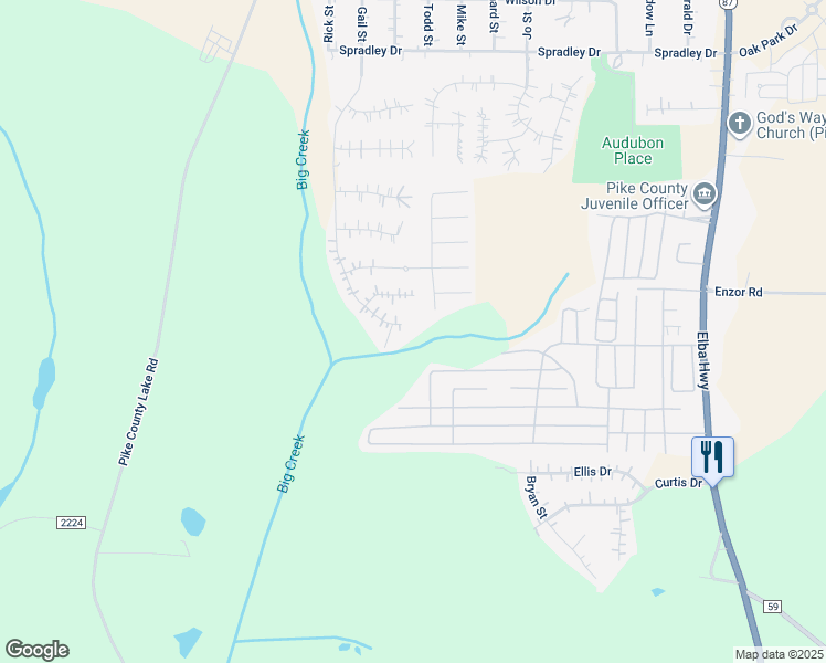 map of restaurants, bars, coffee shops, grocery stores, and more near 156 Prospect Ridge Road in Troy