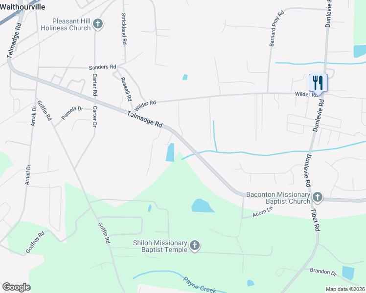 map of restaurants, bars, coffee shops, grocery stores, and more near 1381 Talmadge Road in Allenhurst