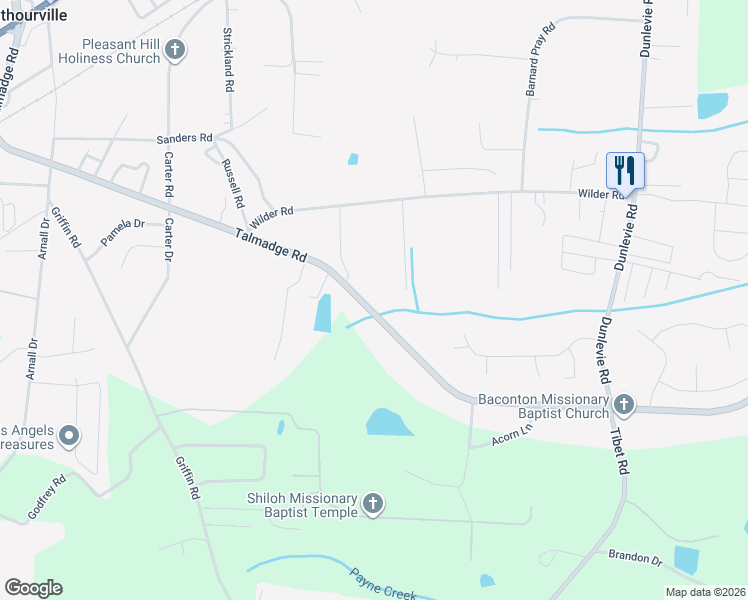 map of restaurants, bars, coffee shops, grocery stores, and more near 1416 Talmadge Road in Allenhurst