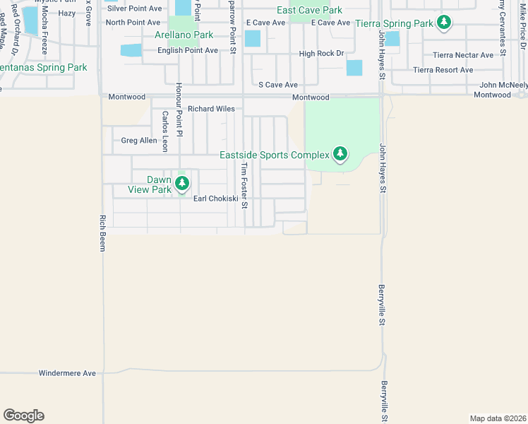 map of restaurants, bars, coffee shops, grocery stores, and more near 1937 William Caples St in El Paso