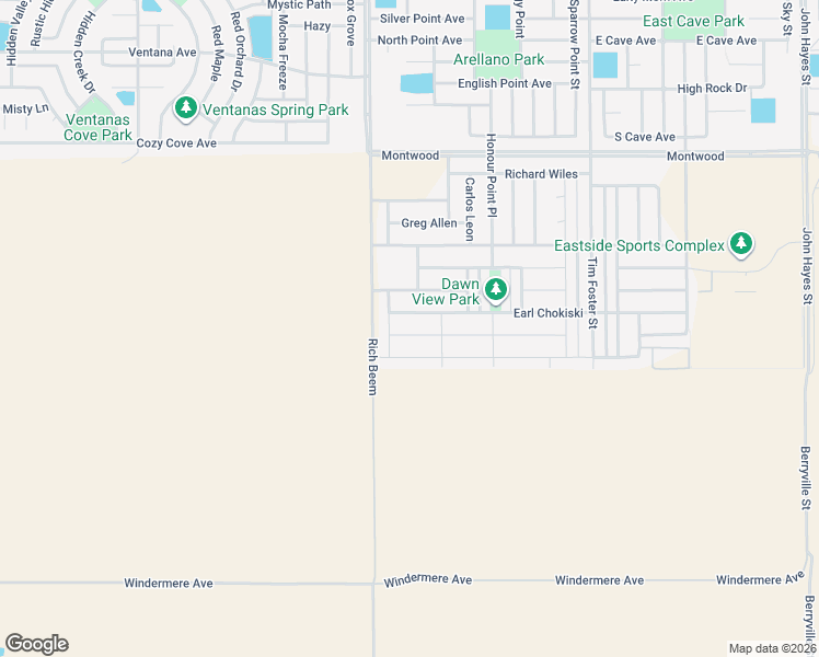 map of restaurants, bars, coffee shops, grocery stores, and more near 14193 Earl Chokiski in El Paso