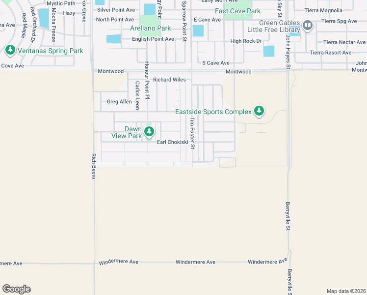map of restaurants, bars, coffee shops, grocery stores, and more near 2000 Thomas Lackland Street in El Paso