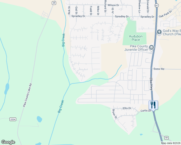 map of restaurants, bars, coffee shops, grocery stores, and more near 115 Longbeard Way in Troy