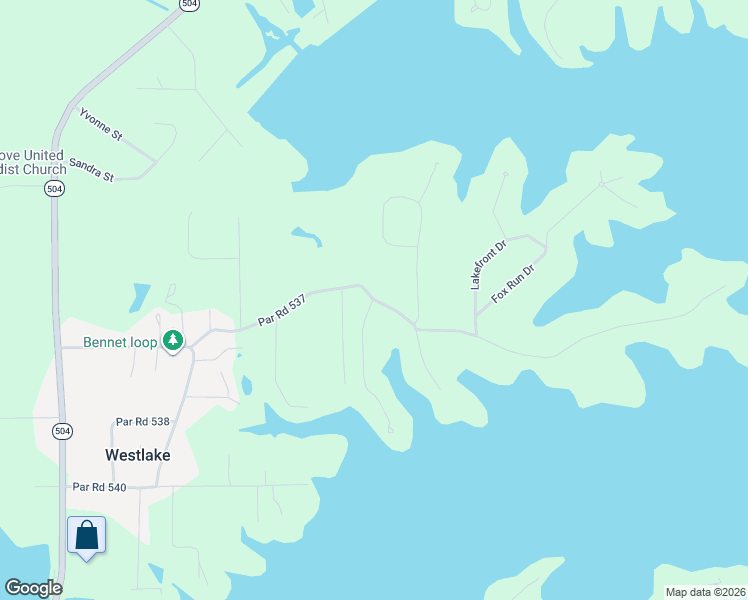 map of restaurants, bars, coffee shops, grocery stores, and more near 100 Par Road 537 in Natchitoches