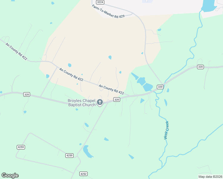 map of restaurants, bars, coffee shops, grocery stores, and more near Farm to Market 422 in Palestine