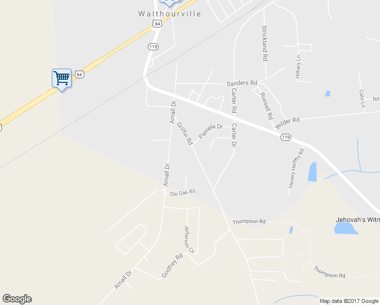 map of restaurants, bars, coffee shops, grocery stores, and more near 207 Griffin Road in Allenhurst