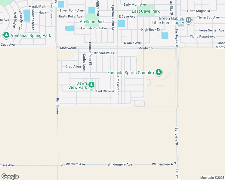 map of restaurants, bars, coffee shops, grocery stores, and more near 2000 Thomas Lackland Street in El Paso