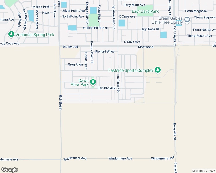 map of restaurants, bars, coffee shops, grocery stores, and more near 14249 Earl Chokiski in El Paso