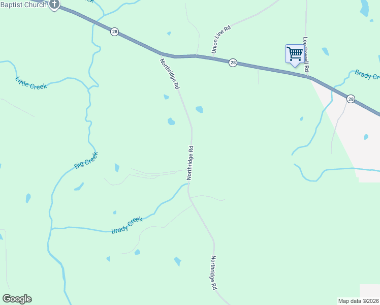 map of restaurants, bars, coffee shops, grocery stores, and more near 499-525 Northridge Road in Soso