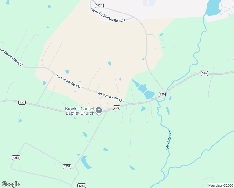 map of restaurants, bars, coffee shops, grocery stores, and more near Farm to Market 422 in Palestine