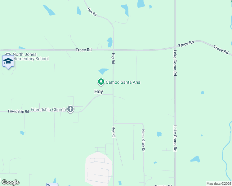 map of restaurants, bars, coffee shops, grocery stores, and more near 443 Hoy Road in Laurel