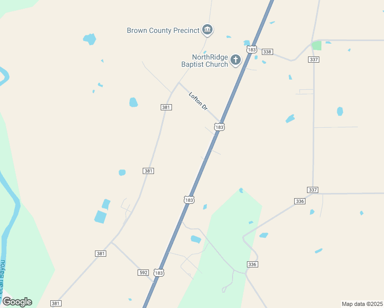 map of restaurants, bars, coffee shops, grocery stores, and more near 3831 U.S. 183 in Early