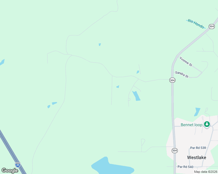 map of restaurants, bars, coffee shops, grocery stores, and more near 100-298 Par Road 527B in Natchitoches