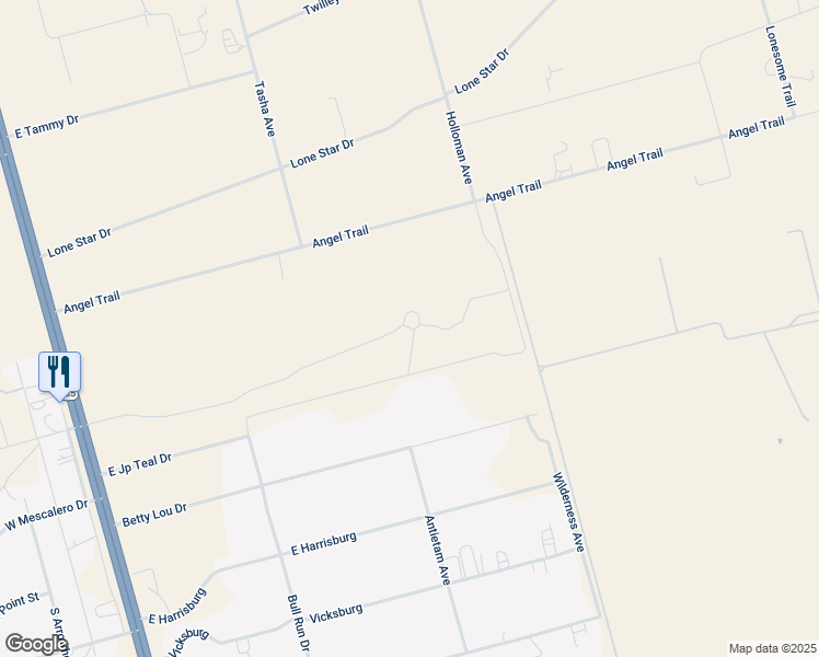map of restaurants, bars, coffee shops, grocery stores, and more near 577 Jp Teal Drive in Odessa