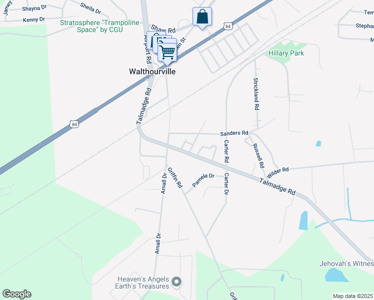 map of restaurants, bars, coffee shops, grocery stores, and more near 564 Talmadge Road in Allenhurst