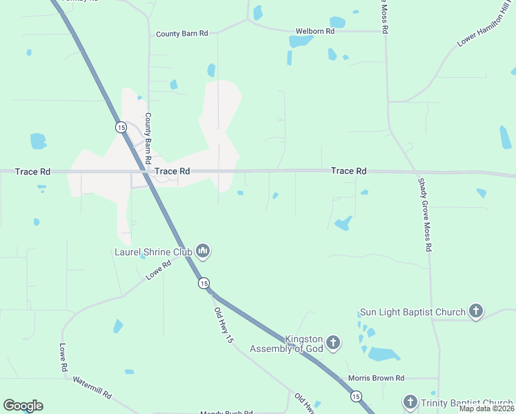 map of restaurants, bars, coffee shops, grocery stores, and more near 28 Robert Rivers Road in Laurel