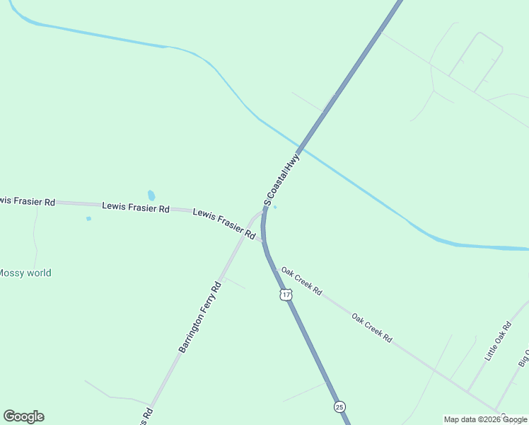 map of restaurants, bars, coffee shops, grocery stores, and more near 2400 South Coastal Highway in Riceboro