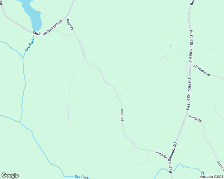 map of restaurants, bars, coffee shops, grocery stores, and more near 156 Pugh Road in Shubuta