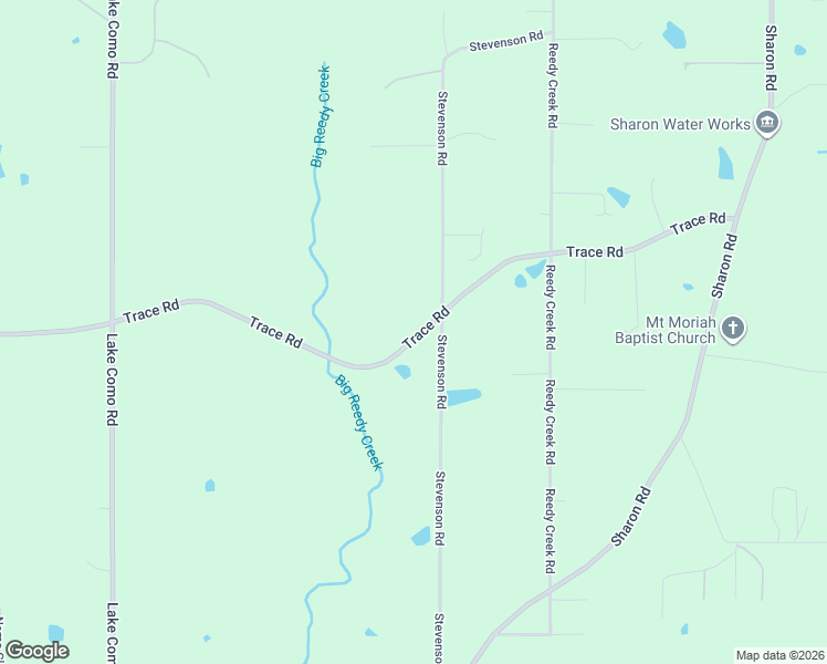 map of restaurants, bars, coffee shops, grocery stores, and more near 1067 Trace Road in Laurel