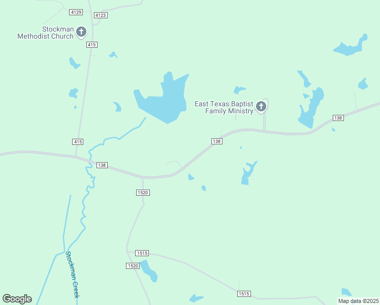 map of restaurants, bars, coffee shops, grocery stores, and more near 14144 FM 138 in Timpson