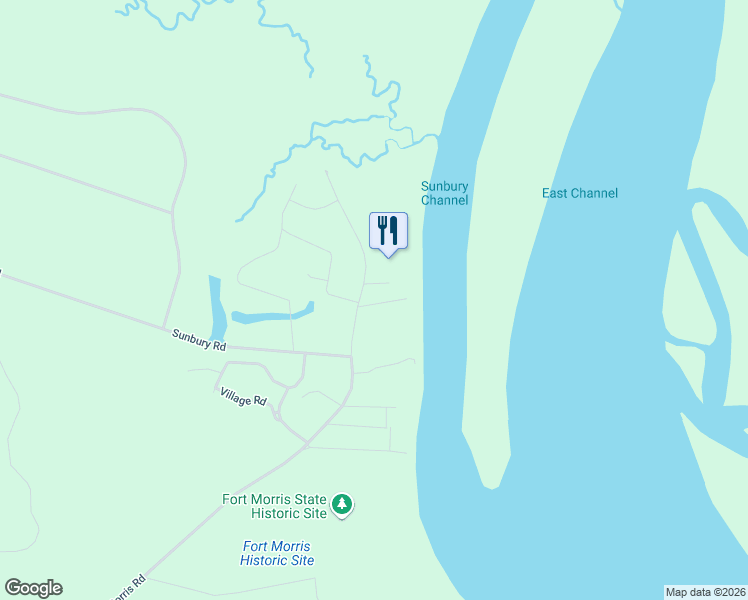map of restaurants, bars, coffee shops, grocery stores, and more near 66 Galley Ln in Midway