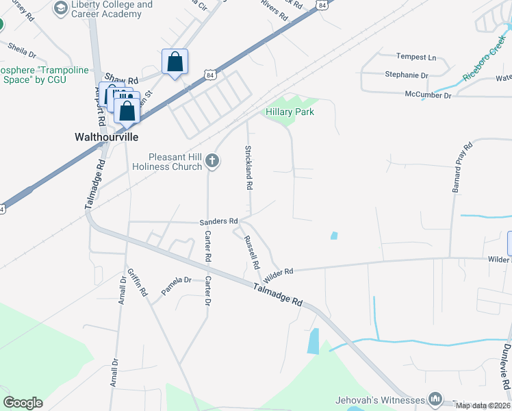 map of restaurants, bars, coffee shops, grocery stores, and more near 312 Strickland Road in Allenhurst