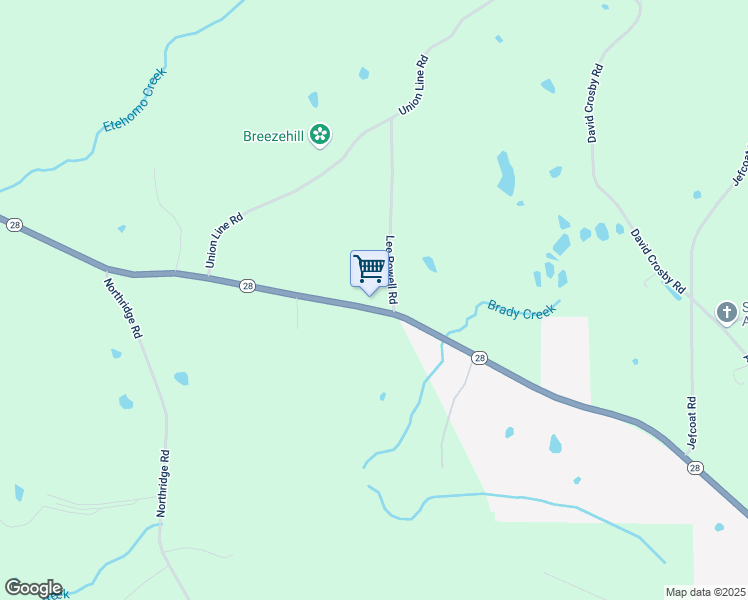 map of restaurants, bars, coffee shops, grocery stores, and more near 1438 Mississippi 28 in Soso