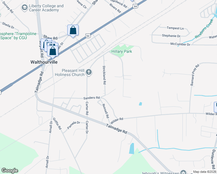 map of restaurants, bars, coffee shops, grocery stores, and more near 312 Strickland Road in Allenhurst