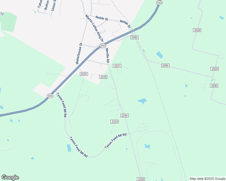 map of restaurants, bars, coffee shops, grocery stores, and more near 500 County Road 2230 in Center